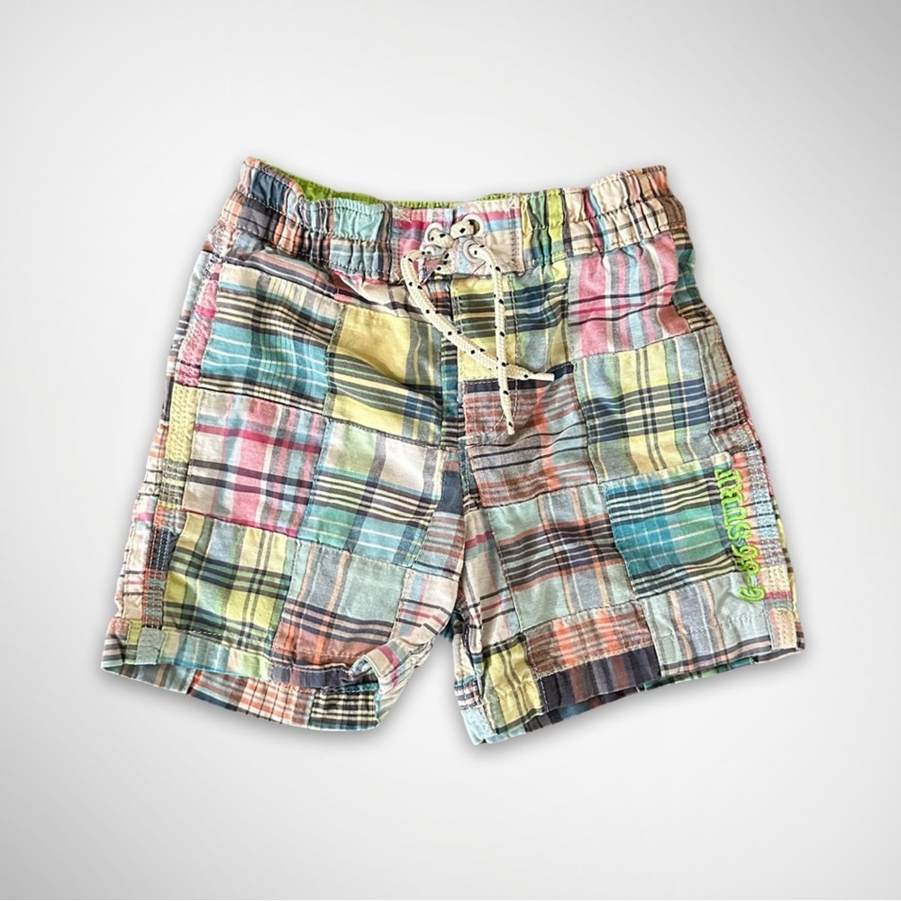 Baby Gap Plaid Swim Shorts